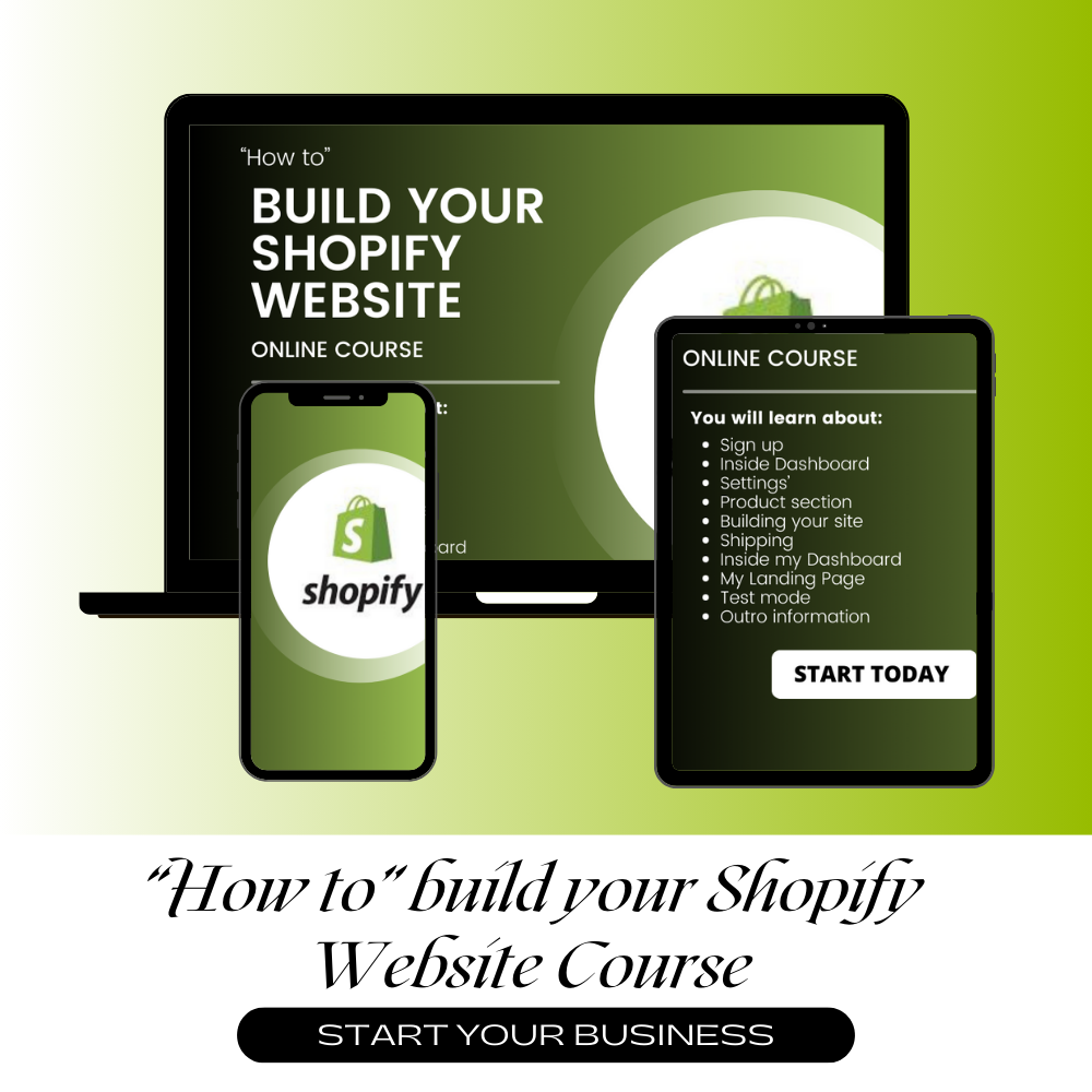 "How to" build your Shopify website